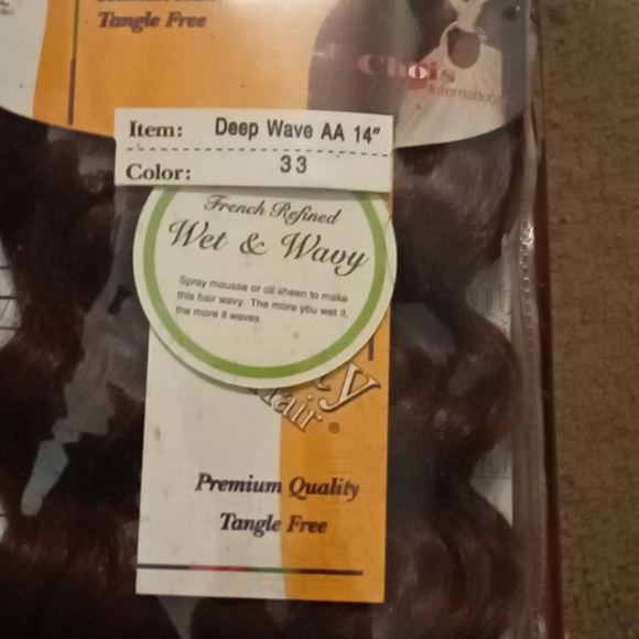 Deep Wave track hair Color:33 Length: 14" - Picture 2 of 5